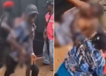 Female NYSC member stripped beated Vigilantes Anambra