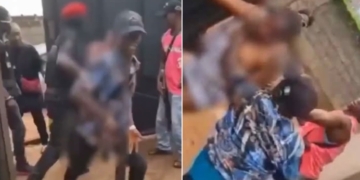 Female NYSC member stripped beated Vigilantes Anambra