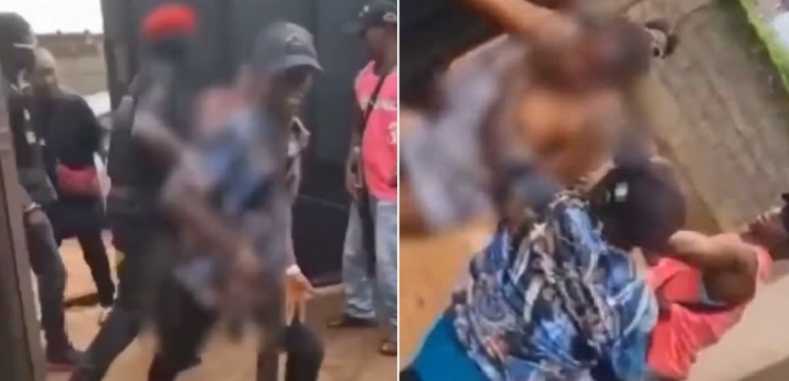 Female NYSC member stripped beated Vigilantes Anambra