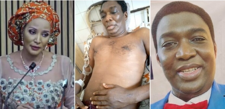 Bianca Ojukwu Pastor Egbaji in chains