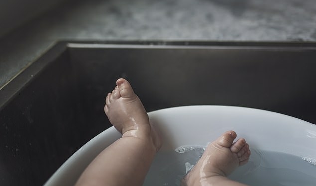 File Photo: Image of a baby in water
