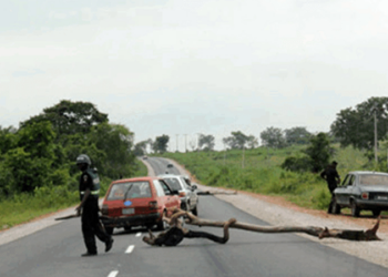 Illegal Road blocks by Nigerian policemen