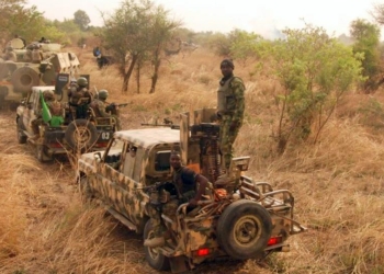 Nigerian troops fighting insurgency in North-East