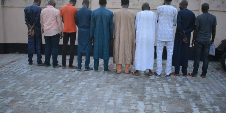Suspects paraded (Image for depiction)