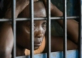 Female Nigerian inmate, woman in prison