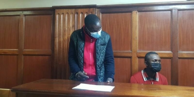 Stephen Nyangeri Mauti at Milimani Law Courts Nairobi
