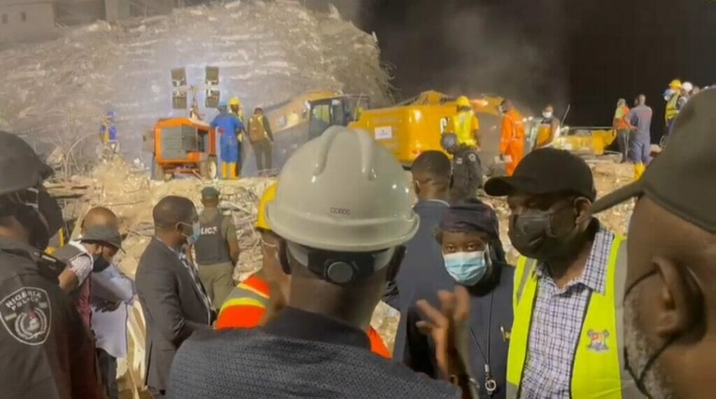 Ikoyi building collapse: Sanwo-Olu, Lagos CP monitor midnight rescue operation