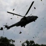 Nigerian police helicopter crash in Bauchi
