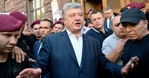 Ex-Ukrainian president Poroshenko