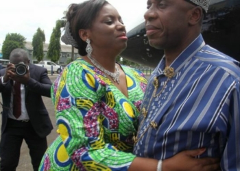 Rotimi Amaechi and wife, Judith.