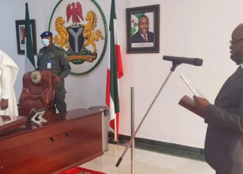 Ugwuanyi swears in Justice Ozoemena as Enugu CJ