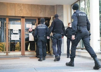 File photo of German Police Officers