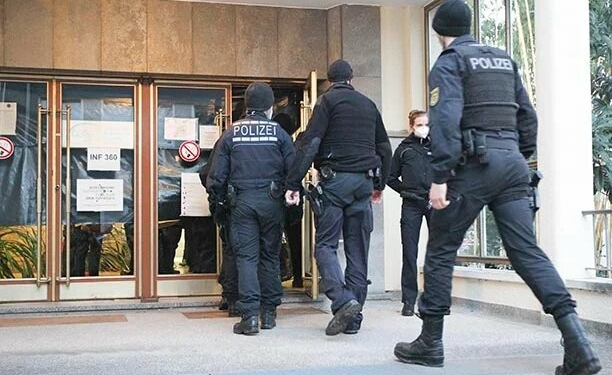 File photo of German Police Officers