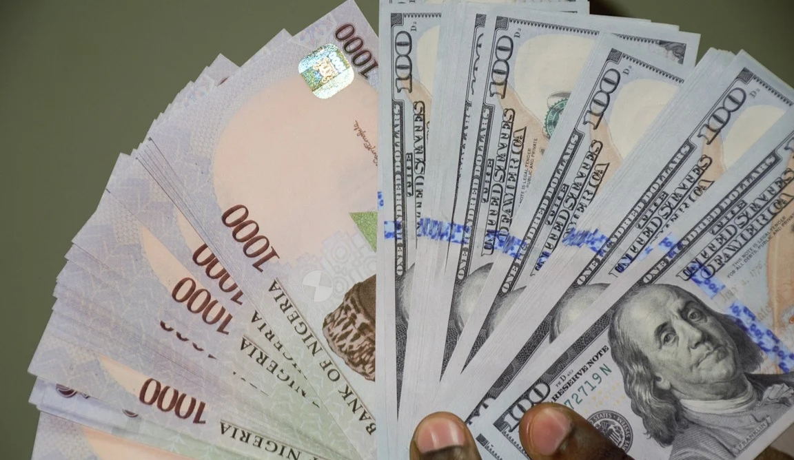 Nigeria’s currency, naira has dropped to N585 against the dollar ...
