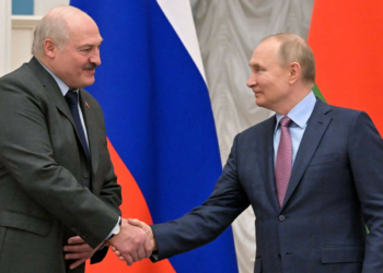 Belarusian President, Alexander Grigoryevich Lukashenko and Putin