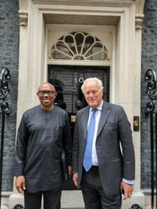 Peter Obi in UK to meet top govt officials ahead of presidential primaries