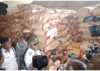 Nigerian Customs Seizes Over 1,000 Bags of Poisonous Foreign Rice in Ogun