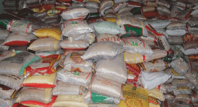 Customs seizes 12 trucks of smuggled rice from Benin Republic