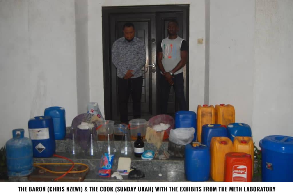 REVEALED: Three-month-old baby was living in Lagos property used as meth laboratory