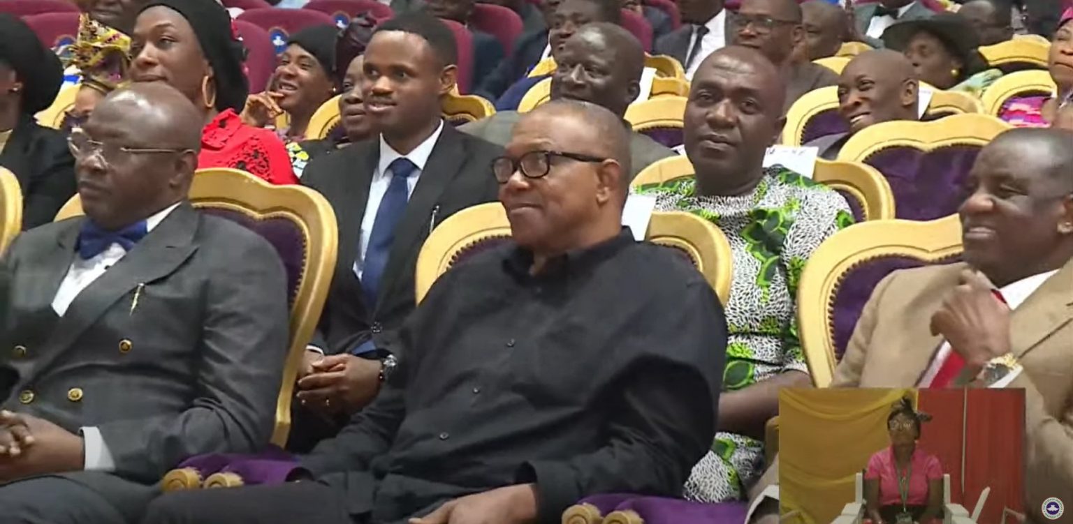 Peter Obi reacts to heroic welcome at RCCG Redemption City