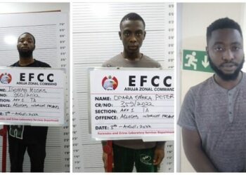 Three fake Americans, busted, jailed , romance scams, Abuja-based 'Yahoo boys', Abuja