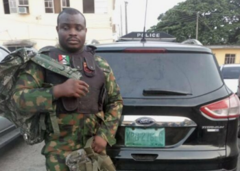Fake Army Captain Edwards cracked in Lagos