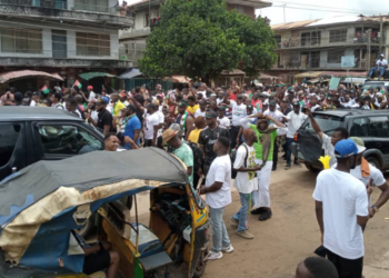 Peter Obi’s supporters hold mega rally