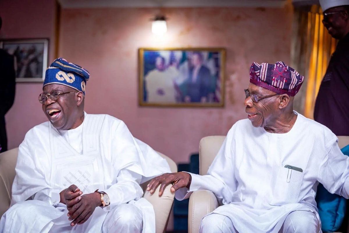 Tinubu has added ’emi lọ kàn, eleyi, olule’ to Yoruba political dictionary – Obasanjo