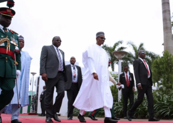 Buhari Arrives ICPC’s Anti-Corruption Summit