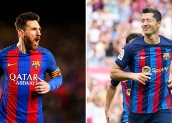Lewandoski and Messi