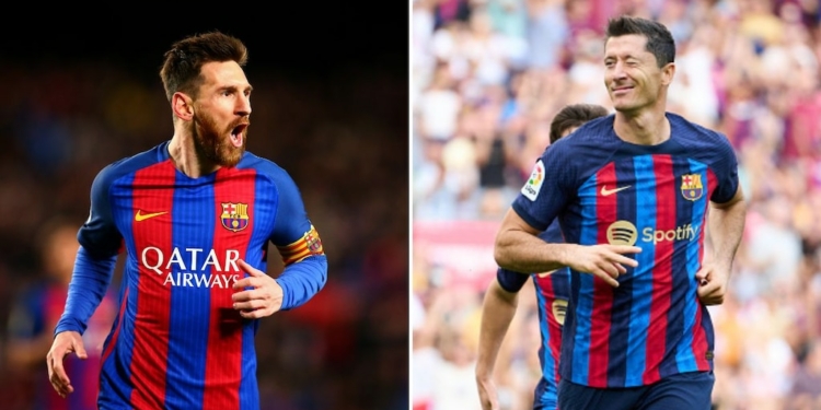 Lewandoski and Messi