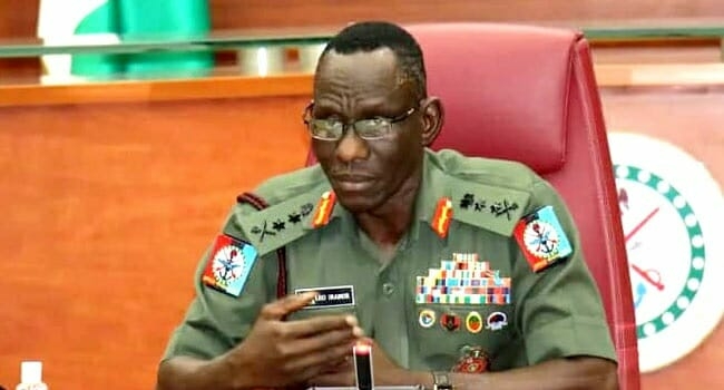 Chief of Defence staff, General Lucky Irabor