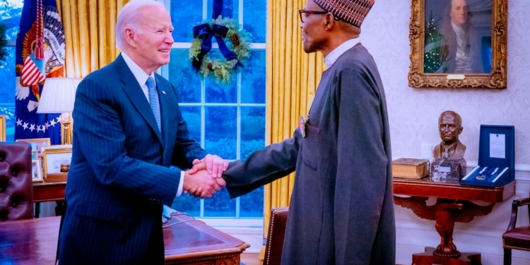 Buhari meets with Biden at White House