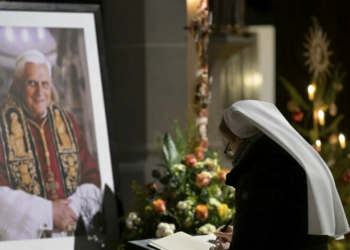 ex-Pope is buried