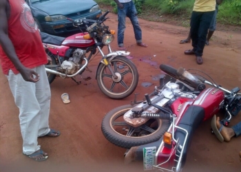 File image of motorcycles accident