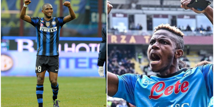 Serie A: Osimhen equals Eto’o’s record after netting brace vs Torino