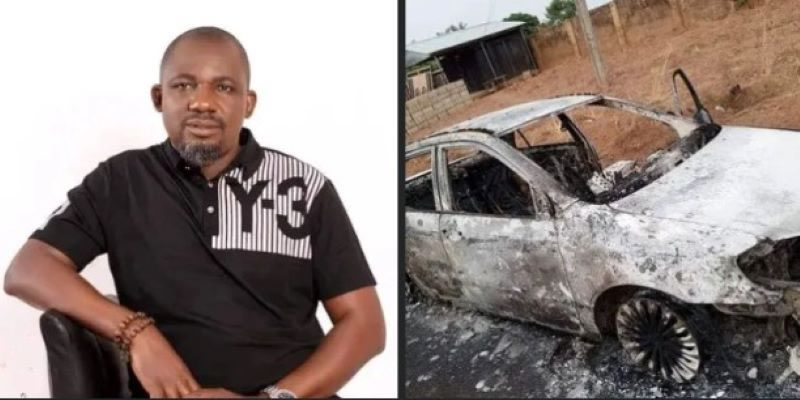 Benue House member-elect escapes assassination, vehicle burnt