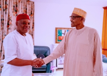 Buhari sends message to Kalu after wife’s death