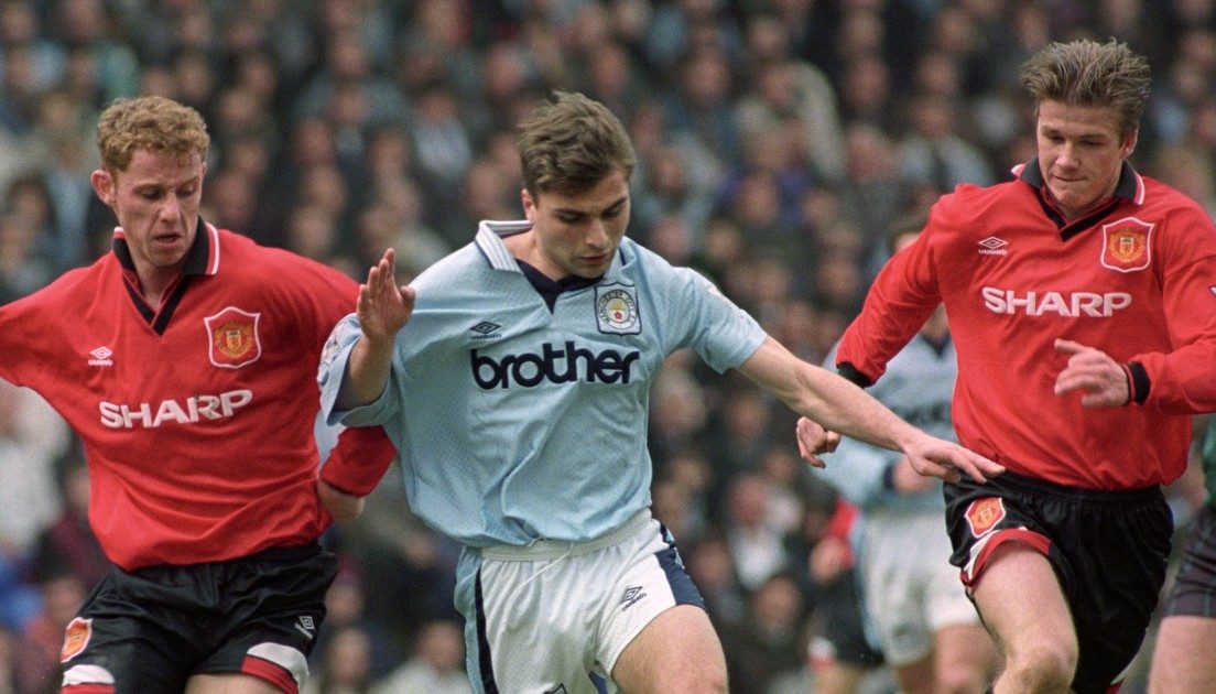 Georgi Kinkladze played for City in Premier League for only 1 season. But at that time, even David Beckham could not keep up with him.