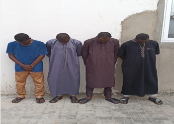 Four suspected fraudsters