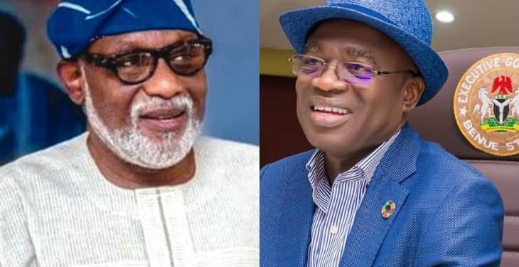 Late Rotimi Akeredolu and Hyacinth Alia