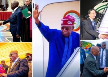 Tinubu’s 2025 travel map, number of trips