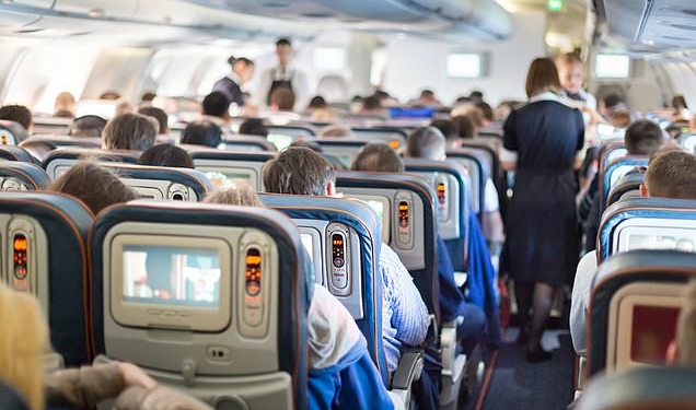 Inside of an aircraft with passengers | File Photo