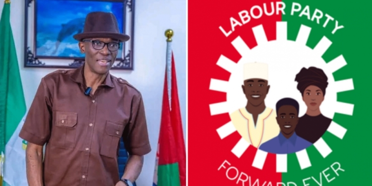 Julius Abure, factional chairman of the Labour Party (LP)