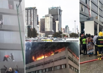 Lagos Island Bank tower fire incident