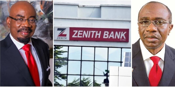 Zenith Bank: Jim Ovia and Godwin Emefiele