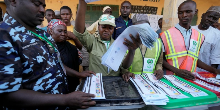 Election results collation process