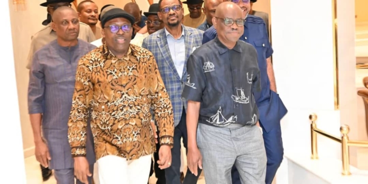 Nyesom Wike and Siminalayi Fubara