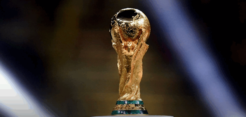 A Photo of the FIFA World Cup trophy. Credit: Google