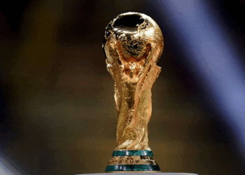 A Photo of the FIFA World Cup trophy. Credit: Google
